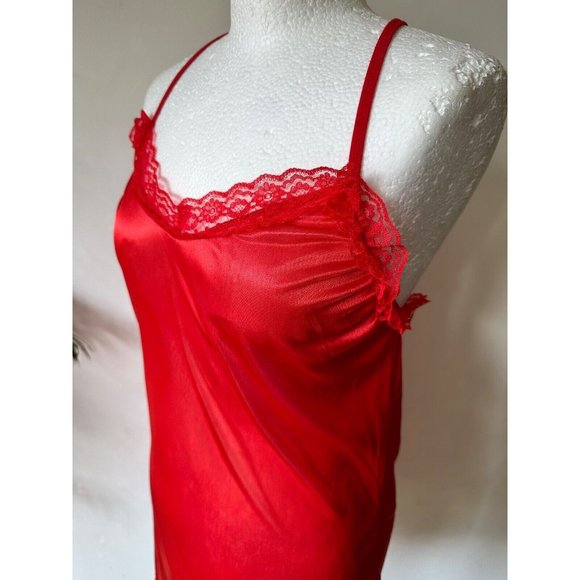 Red Sheer Nightie Size M 8 - 10 - Picture 2 of 4